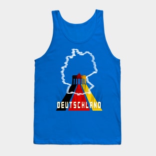 Germany Map Tank Top